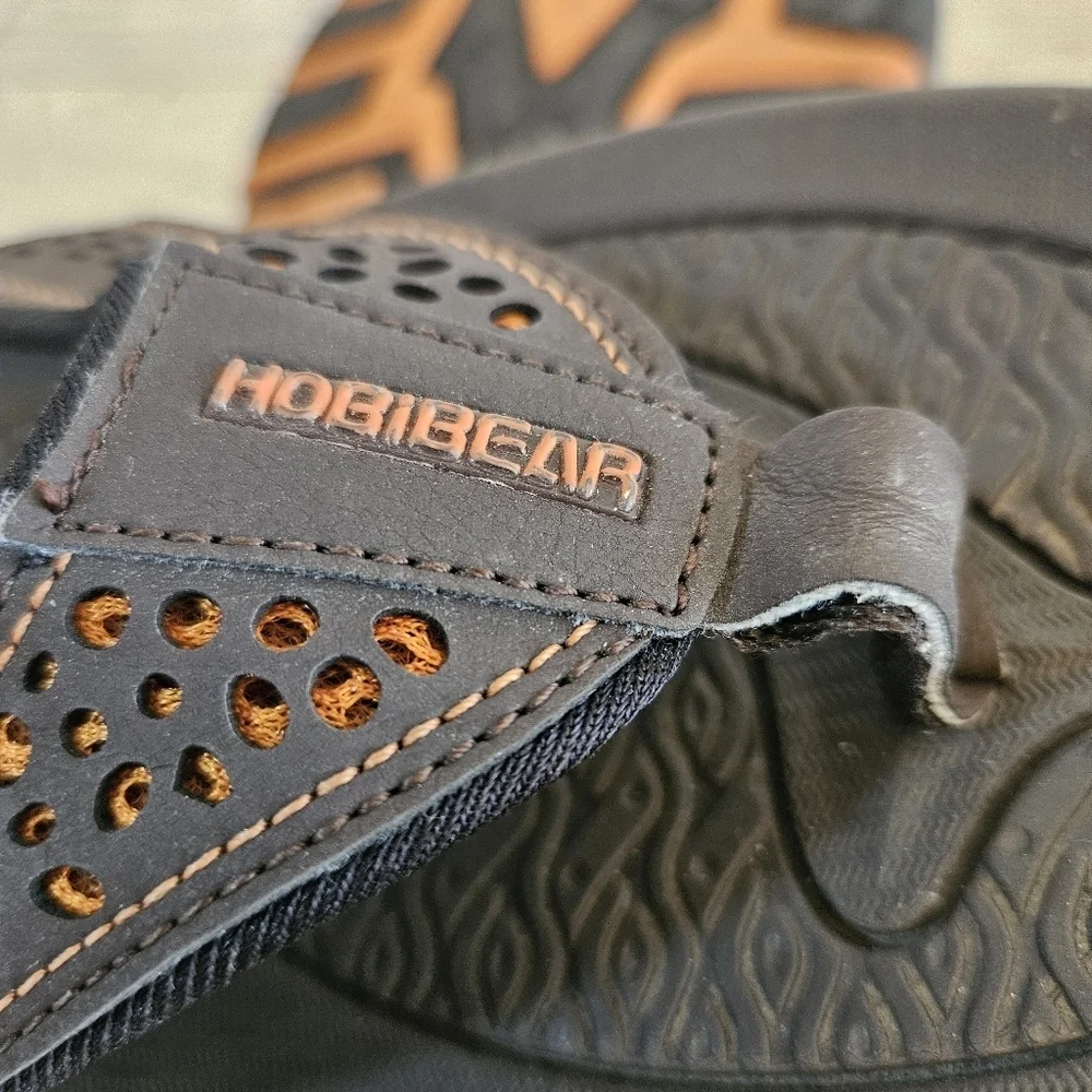 HOBIBEAR Mens Ramble Lite Flip Flop Thong Sandals Size 12US 46 EU